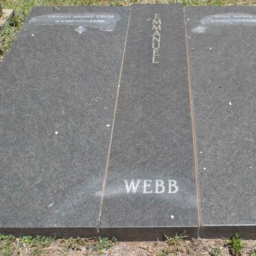 WEBB Ernest Henry Cecil 1902-1977 &amp; Dina Maria 1903-1962