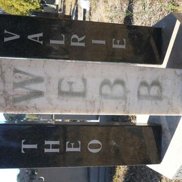 WEBB Theo 1935-1999 &amp; Valrie 1934-2005