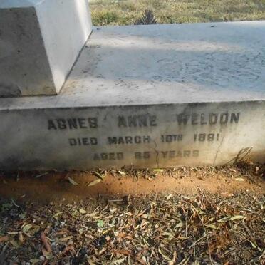 WELDON Agnes Anne -1961