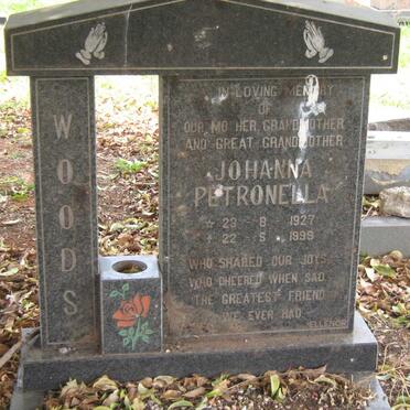 WOODS Johanna Petronella 1927-1999