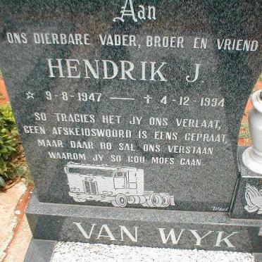 WYK Hendrik J, van 1947-1994