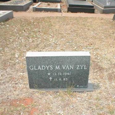 ZYL Gladys M., van 1941-1985