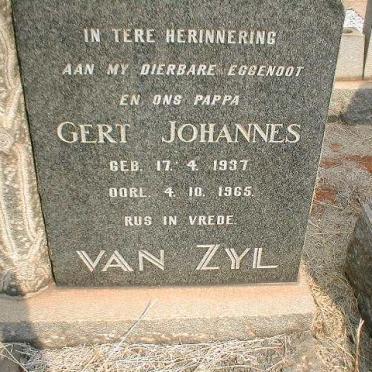 ZYL Gert Johannes, van 1937-1965