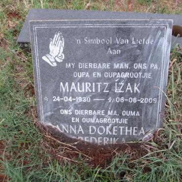 ? Mauritz Izak 1930-2009 & Anna Dorethea Frederika ?