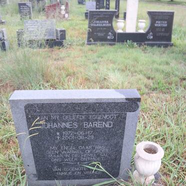 ? Johannes Barend 1972-2001