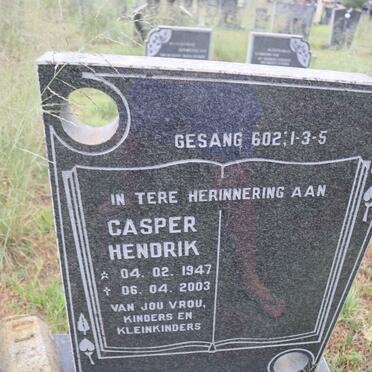 BADENHORST Casper Hendrik 1947-2003