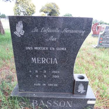 BASSON Mercia 1924-2001