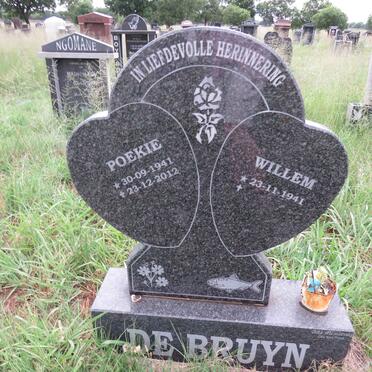 BRUYN Willem, de 1941- & Poekie 1941-2012