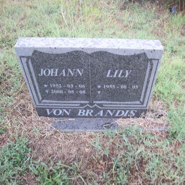 BRANDIS Johann, von 1952-2000 & Lily 1955-