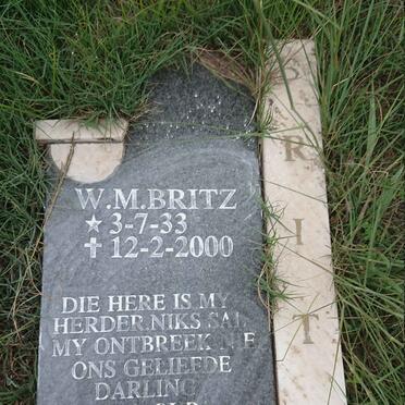 BRITZ W.M. 1933-2000