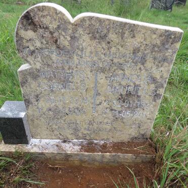 BOTHA Matthys Cornelis 1918-2006 & Arnolia Mauritius 1927-2011