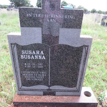COETZEE Susara Susanna 1942-2008