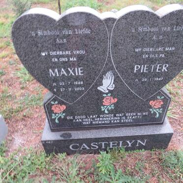 CASTELYN Pieter 1947- & Maxie 1948-2003