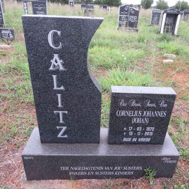 CALITZ Cornelius Johannes 1972-2015