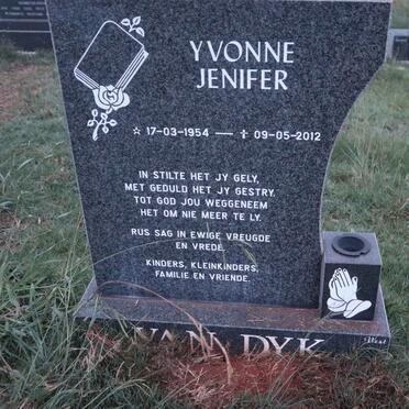 DYK Yvonne Jenifer, van 1954-2012