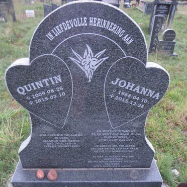 FIVAZ Johanna 1968-2015 :: VUUREN Quintin, Janse van 2009-2015