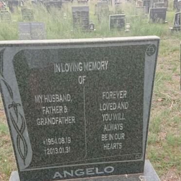 GAVANOS Angelo 1954-2013