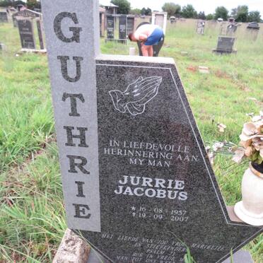GUTHRIE Jurrie Jacobus 1957-2007