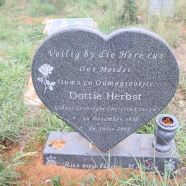 HERBST Gerbreght Christina nee STEYN 1932-2019