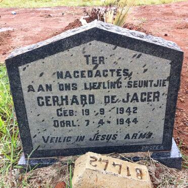 JAGER Gerhard, de 1942-1944