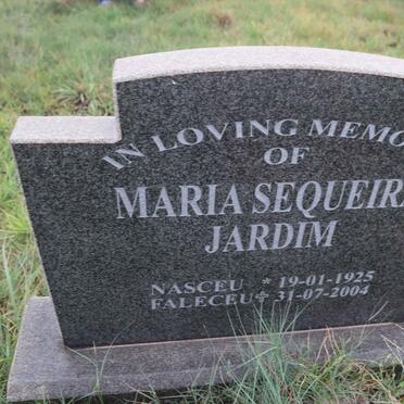 JARDIM Maria Sequeira 1925-2004