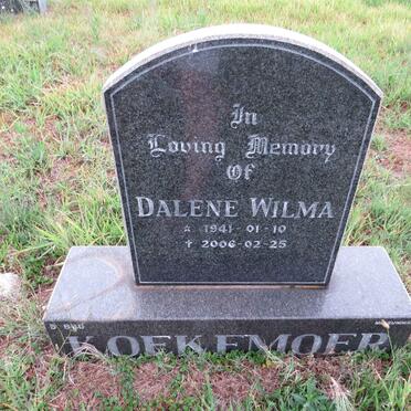 KOEKEMOER Dalene Wilma 1941-2006