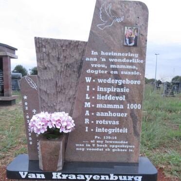 KRAAYENBURG Wilmari, van nee FLEISCHMANN 1980-2015_1