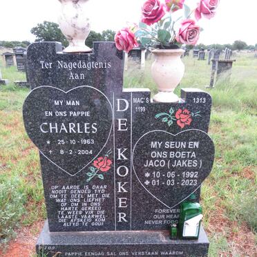 KOKER Charles, de 1963-2004 :: KOKER Jaco, de 1992-2023