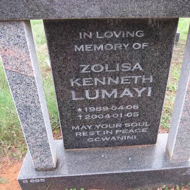 LUMAYI Zolisa Kenneth 1989-2004