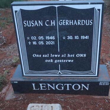LENGTON Gerhardus 1941- & Susan C.H. 1946-2021