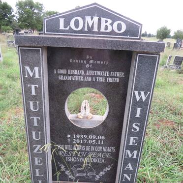 LOMBO Mtutuzeli Wiseman 1939-2017