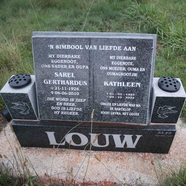 LOUW Sarel Gerthardus 1928-2010 & Kathleen 1933-2022