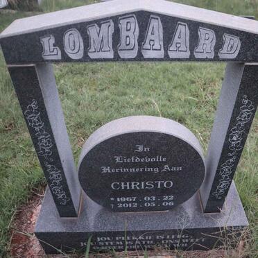 LOMBAARD Christo 1967-2012