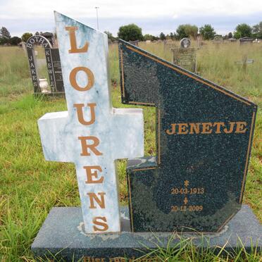 LOURENS Jenetje 1913-2009