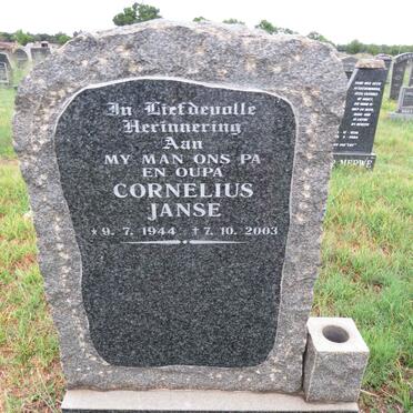 LEMMER Cornelius Janse 1944-2003