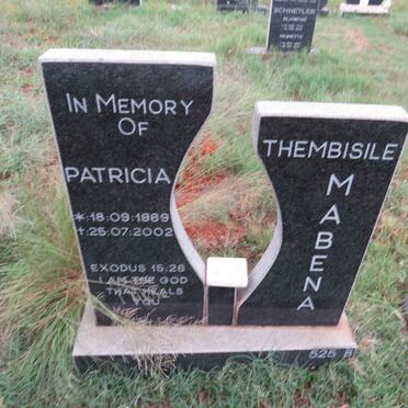MABENA Patricia Thembisile 1969-2002