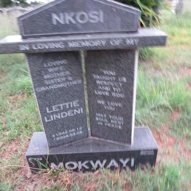 MOKWAYI Nkosi Lettie Lindeni 1942-2004