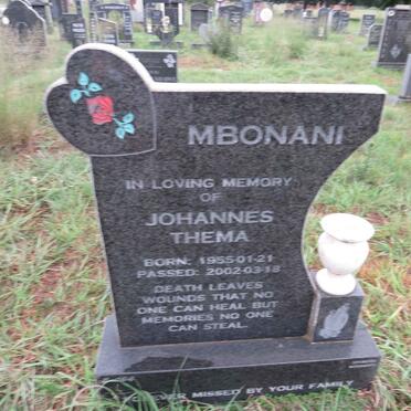 MBONANI Johannes Thema 1955-2002