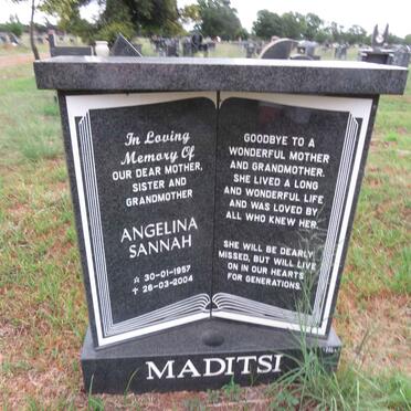 MADITSI Angelina Sannah 1957-2004