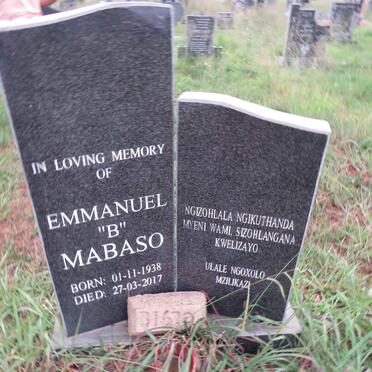 MABASO Emmanuel B. 1938-2017