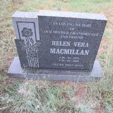 MACMILLAN Helen Vera 1932-2000