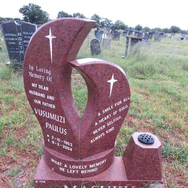 MASUKU Vusumuzi Paulus 1963-2004