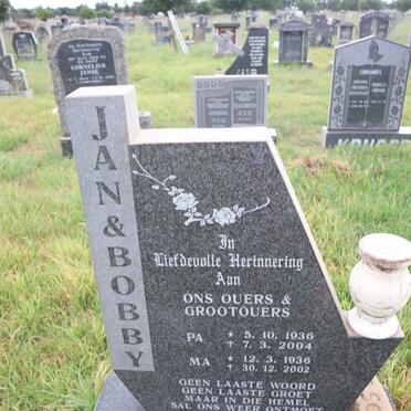 MINNAAR Jan 1936-2004 & Bobby 1936-2002