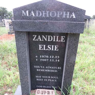 MADHOPHA Zandile Elsie 1970-2007