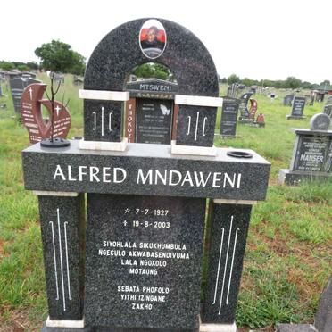 MOTAUNG Alfred Mndaweni 1927-2003