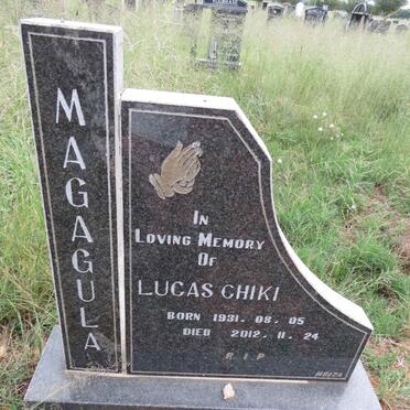 MAGAGULA Lucas Chiki 1931-2012