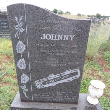 NIEKERK Johnny, van 1933-2001