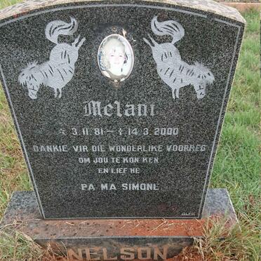 NELSON Melani 1981-2000