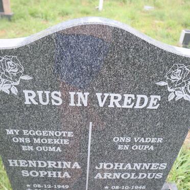 NELL Johannes Arnoldus 1946- & Hendrina Sophia 1949-2017
