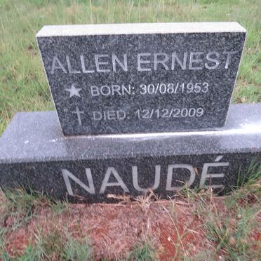 NAUDE Allen Ernest 1953-2009